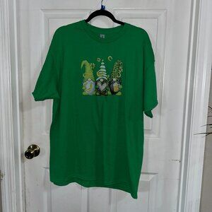 NEW Handcrafted St. Patrick's Day Gnome Shirt Size XL